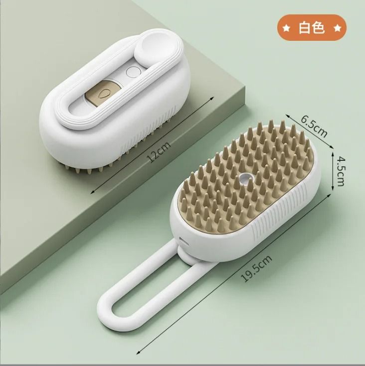 3-in-1 Electric Pet Spray Comb for Cats & Dogs with Massage & Hair Removal