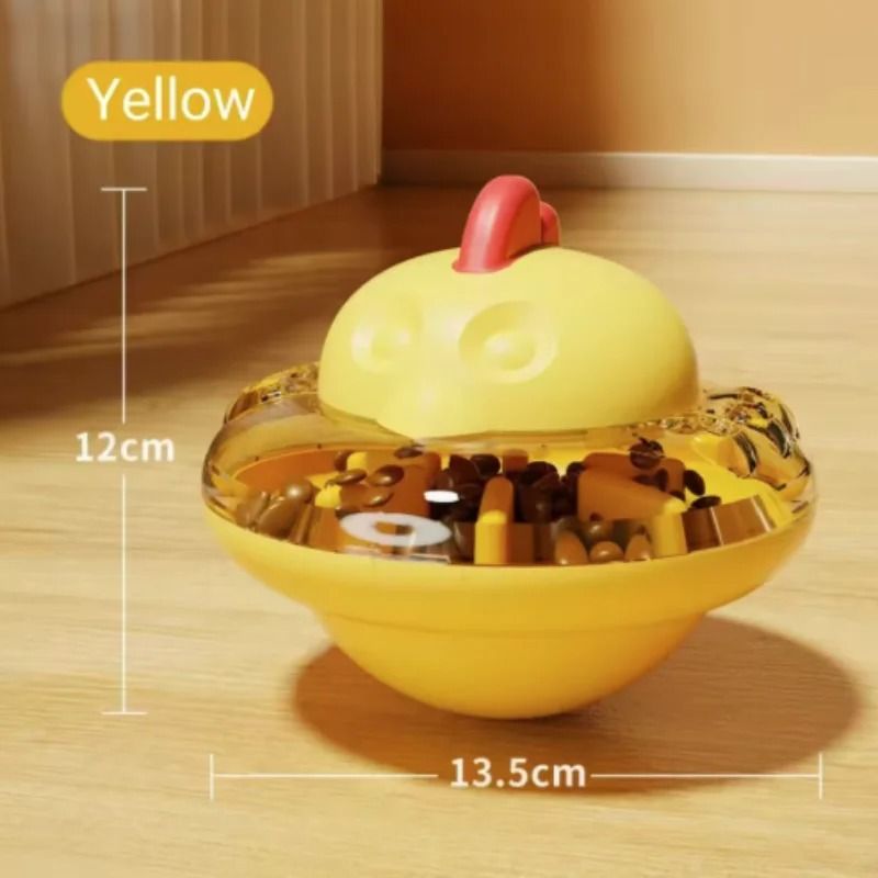 Funny Chicken Interactive Pet Food Dispenser Toy | Slow Feeder Puzzle Toy for Cats & Dogs