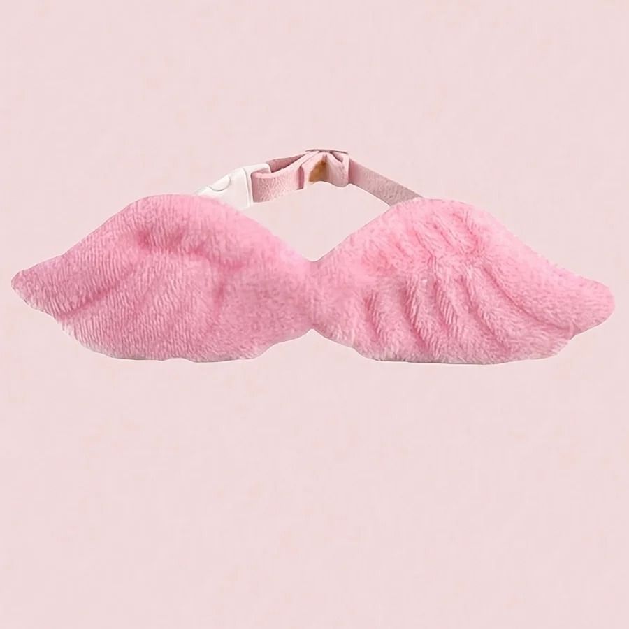 Holiday Angel Wing Pet Collar with Bow Tie Costume for Dogs & Cats