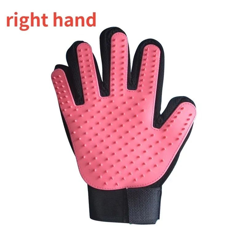 Pet Grooming Glove Deshedding Brush for Cats & Dogs Gentle Hair Removal and Massage Mitt