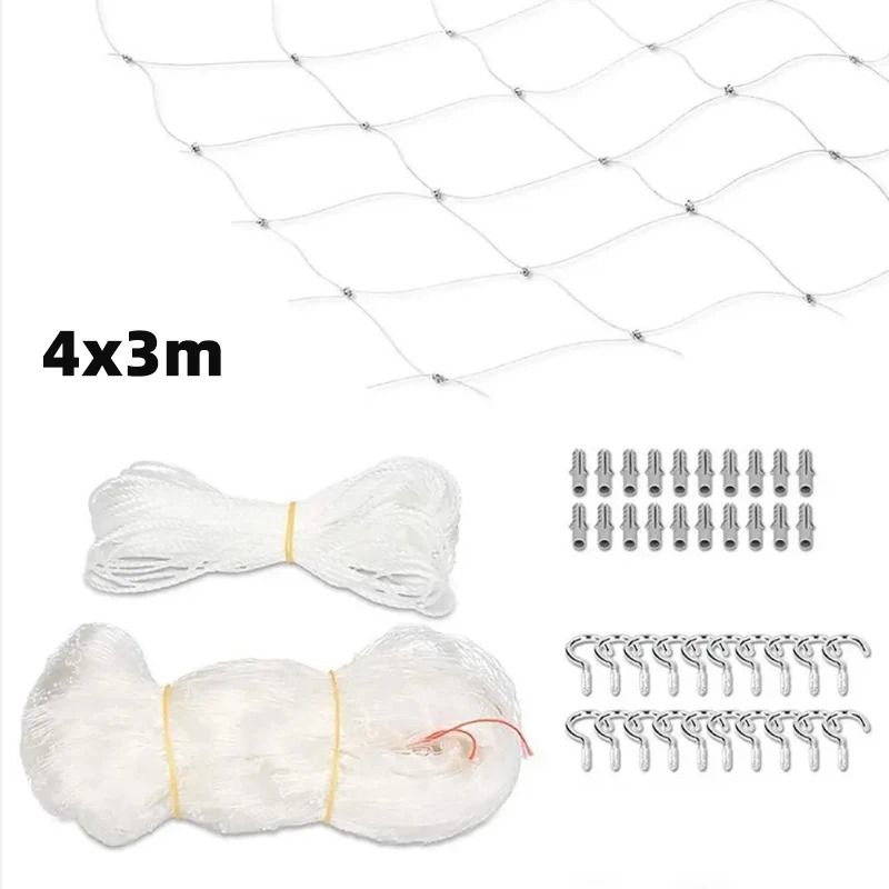 Heavy-Duty Pet Safety Netting for Balconies, Railings, Windows & Cat Protection