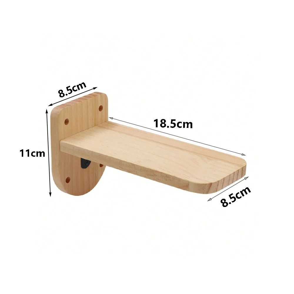 Wall Mounted Cat Climbing Shelf Set with Scratching Post, Cat Bed, Hideaway House, and Activity Steps
