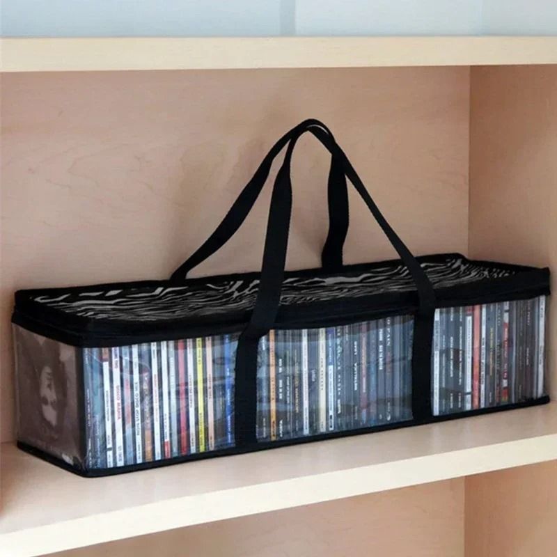 CD DVD Blu Ray Disc Storage Organizer Bag Portable Media Carrying Case
