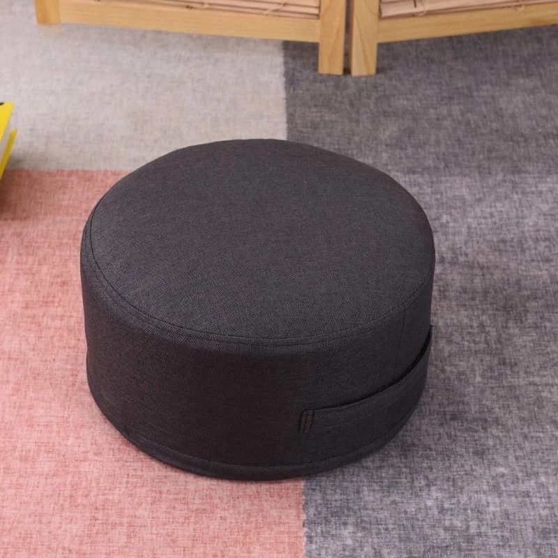 Round Floor Cushion Pouf Ottoman for Meditation Reading and Home Seating