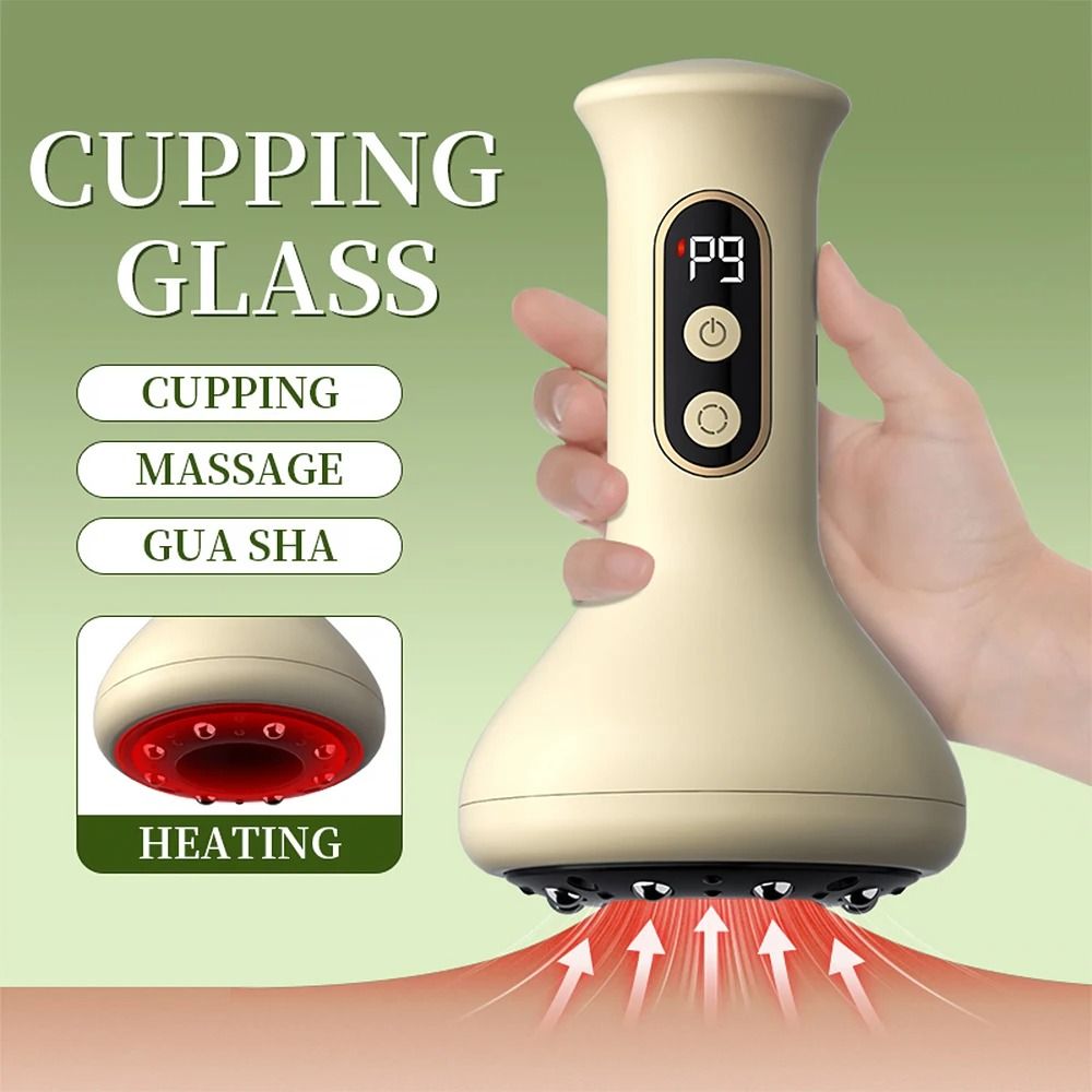 Electric Cupping Back Massager with Heat and Vibration