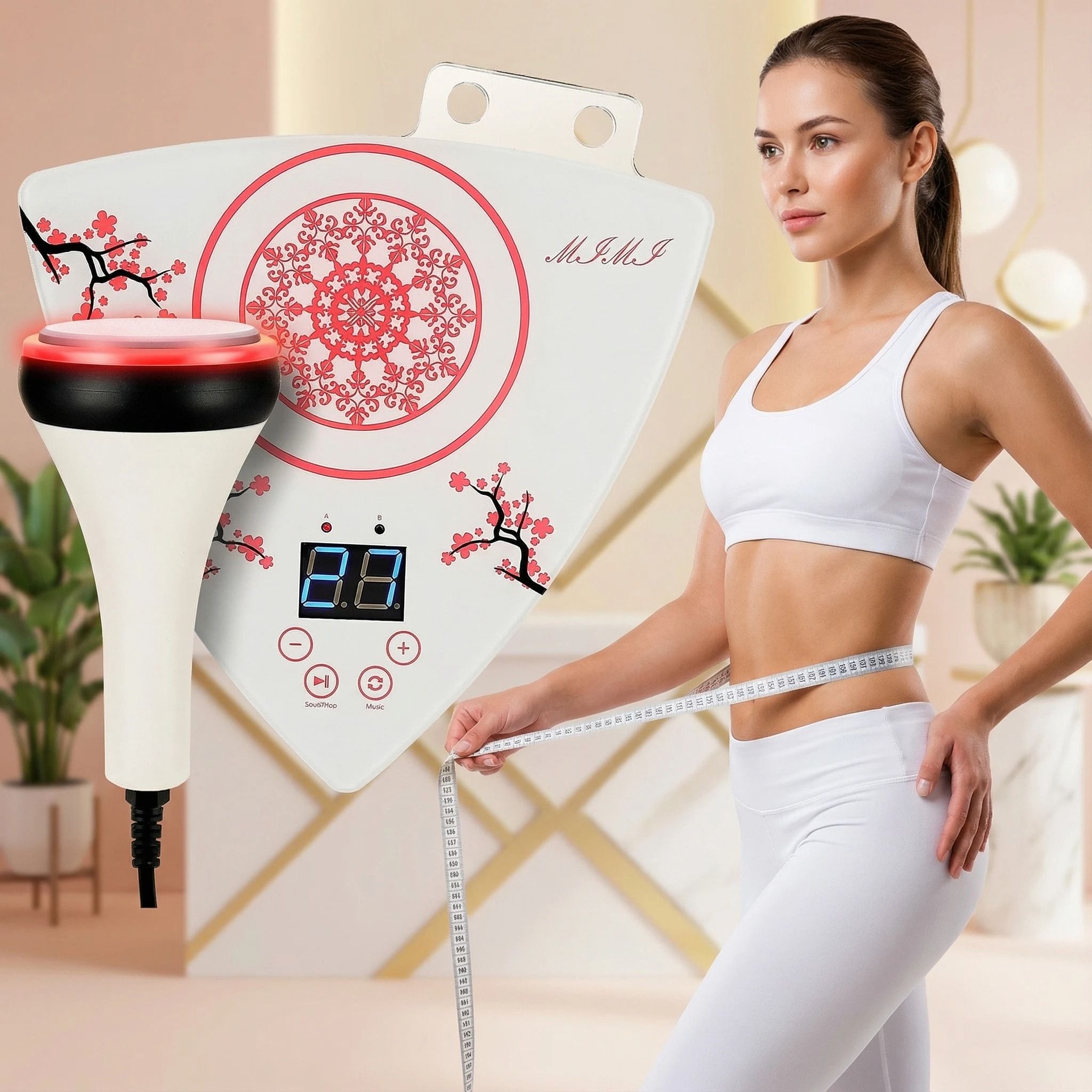 80KHz Ultrasonic Cavitation Body Sculpting Machine for Home & Spa Skin Tightening