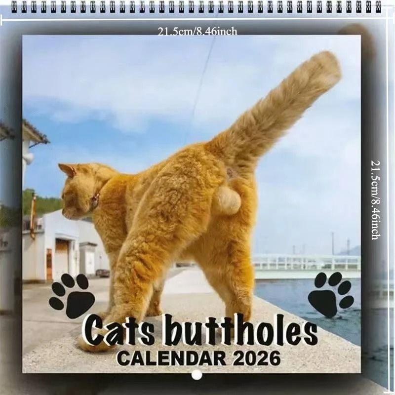 2026 Funny Dog Wall Calendar with Monthly Planner Pages