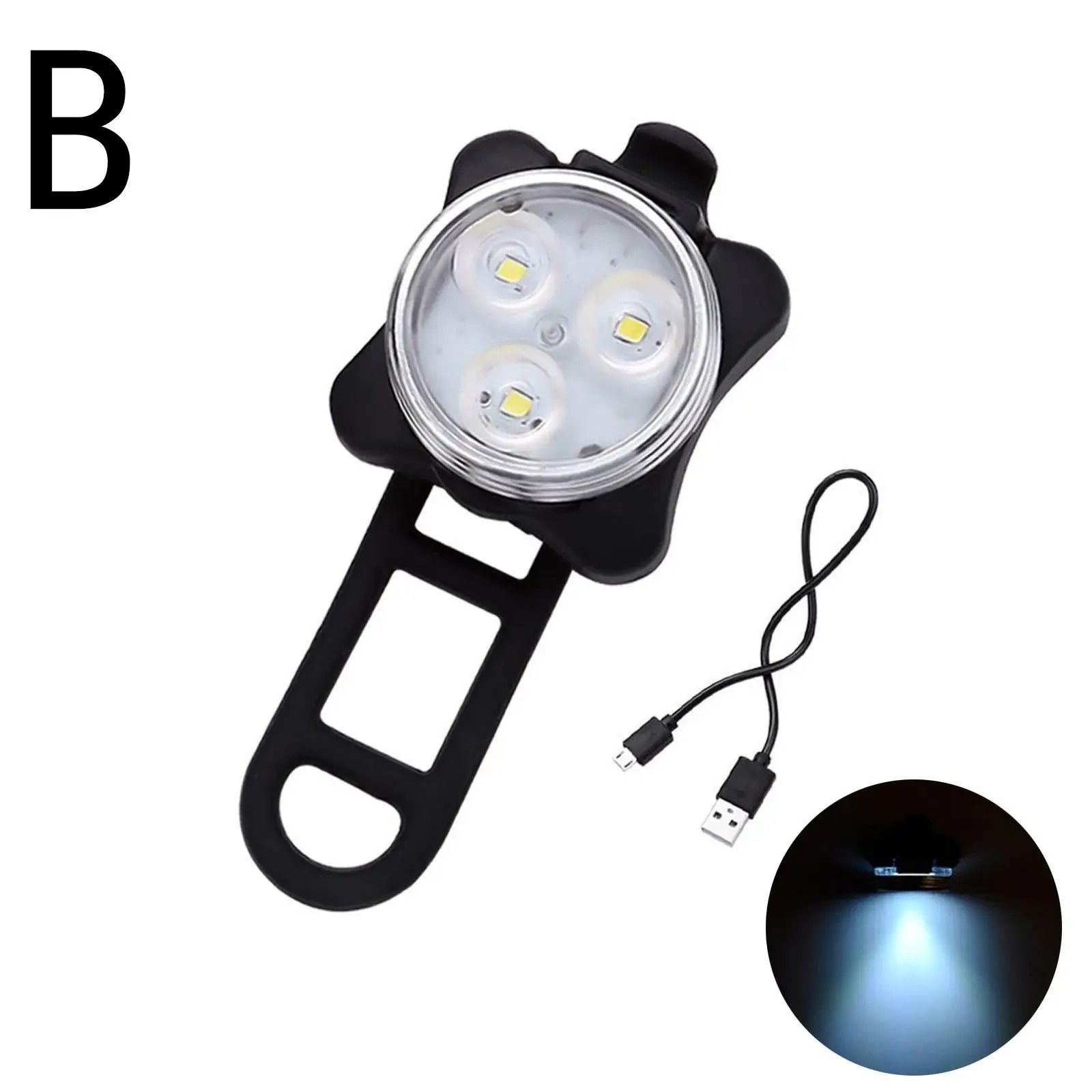 USB Rechargeable LED Dog Collar Light Waterproof Safety Light for Pets