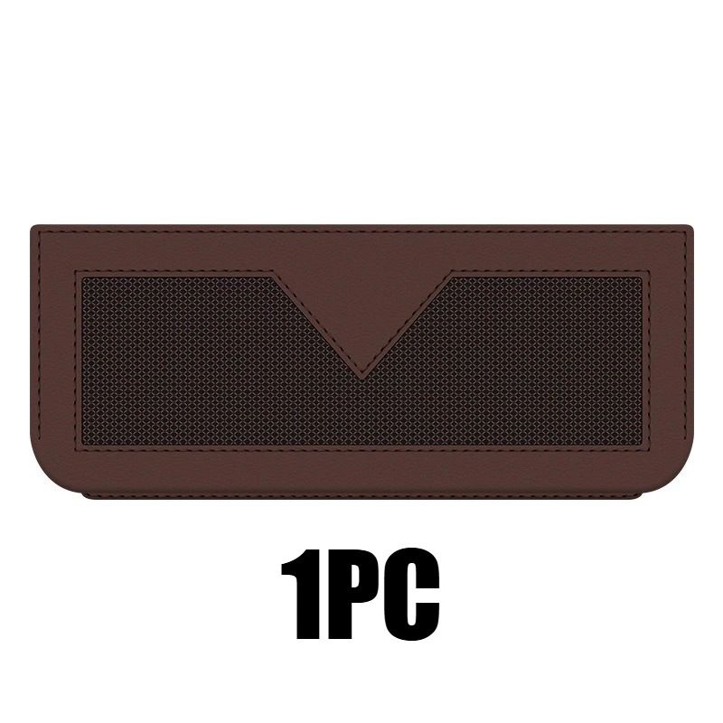 PU Leather Adhesive Car Storage Pocket Phone Holder Organizer