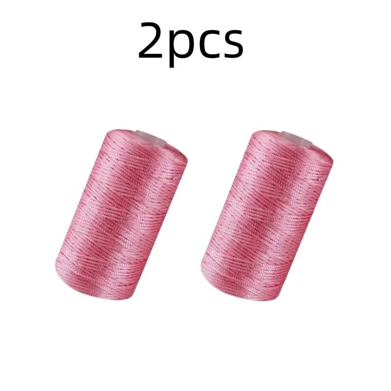 Summer Ice Cotton Crochet Yarn 3.53 oz 1.5mm Nylon Cord for Bags, Hats and Hand Knitting