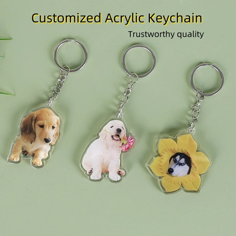 Custom Acrylic Anime Character Keychain Personalized 1.97 Inch Bag Charm