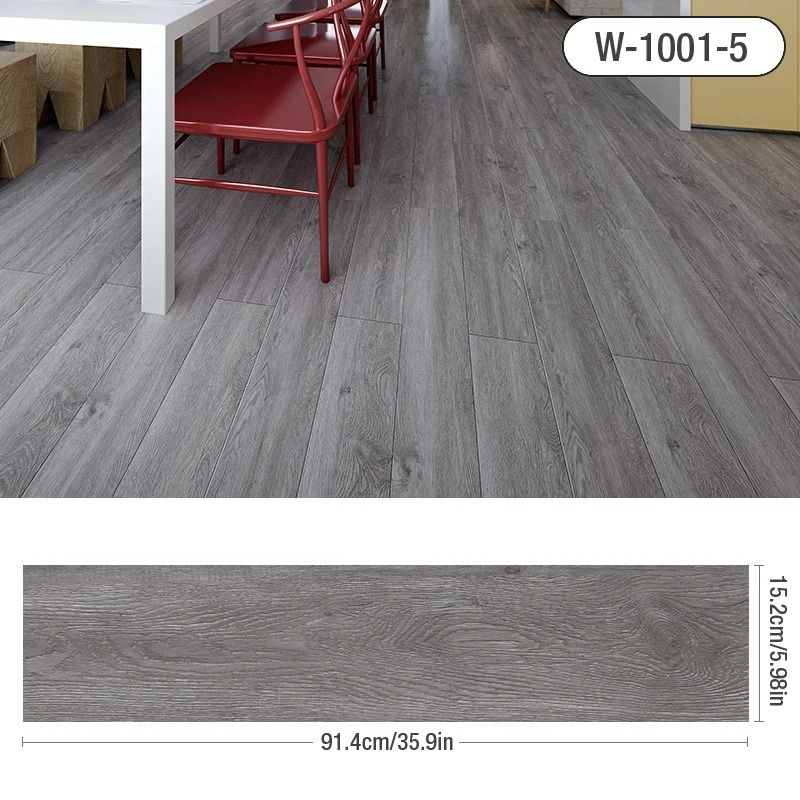 3D Wood Grain Floor Sticker Waterproof Self Adhesive Vinyl Plank
