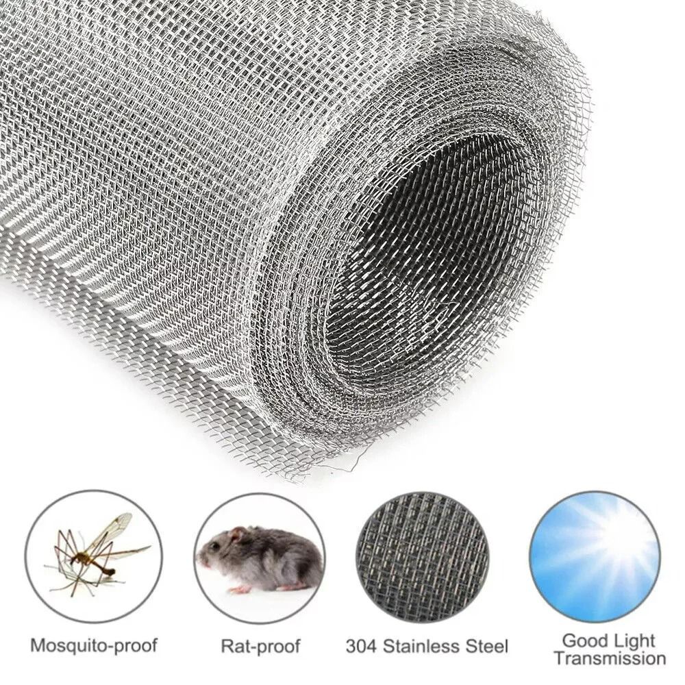 2 Piece Stainless Steel Vent Pest Barrier Mesh