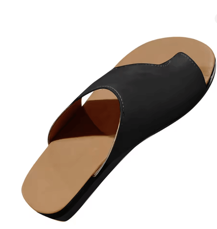 Women's Open-Toe Wedge Platform Slippers – Anti-Slip, Thick Sole, Casual Outdoor Sandals