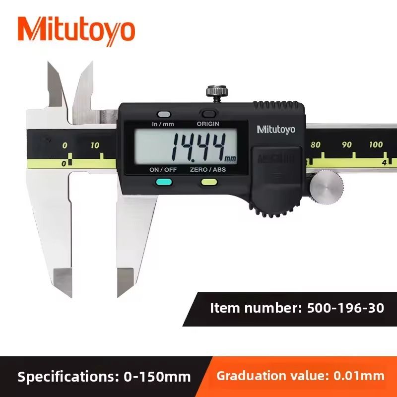 Mitutoyo Digital Vernier Caliper Stainless Steel LCD Measuring Tool 150mm 200mm 300mm