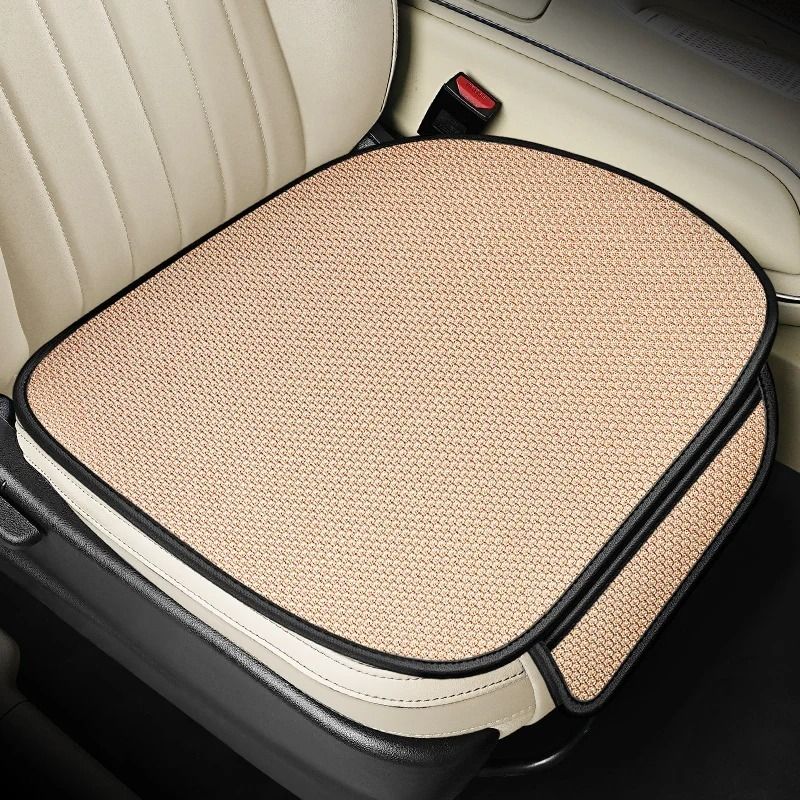 Breathable Ice Silk Car Seat Cushion with Non Slip Cooling Cover for Universal Summer Comfort in Most Cars