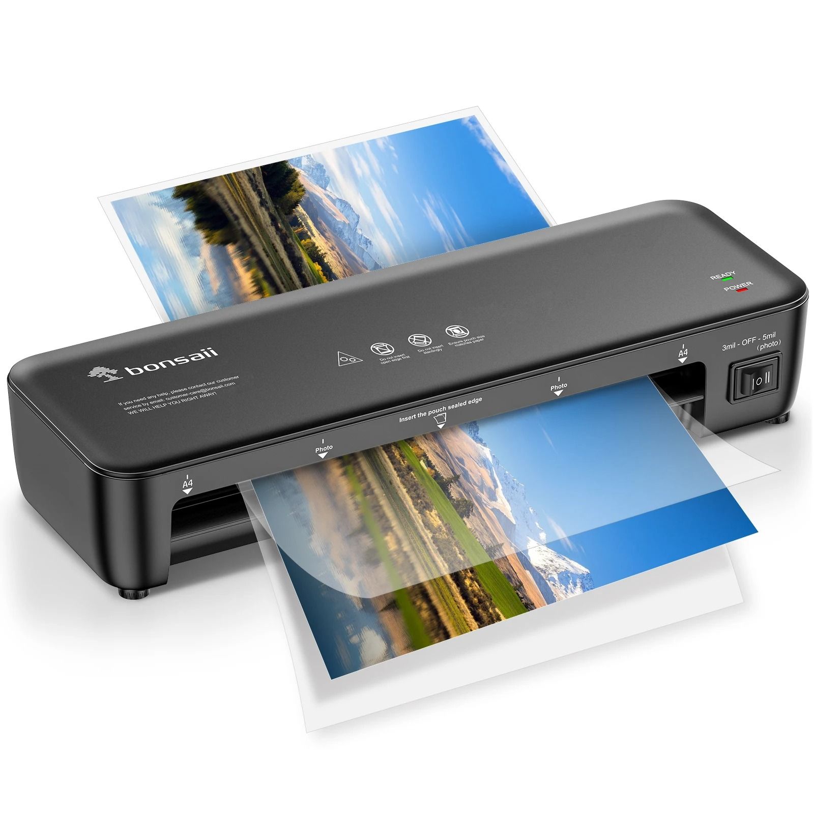 Bonsaii 9 Inch Thermal Laminator with Never Jam Technology