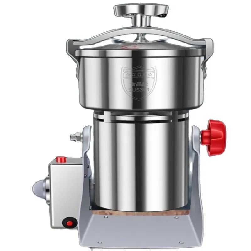 220V Electric Grain and Spice Grinder Mill for Coffee, Herbs, Cereals, and Flour Powder Crushing at Home