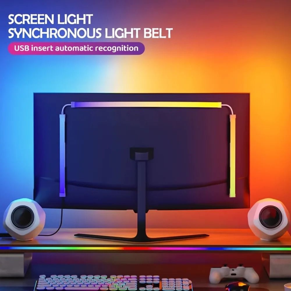 RGB Gaming Monitor LED Backlight with Music Sync and Smart A | Inspire ...