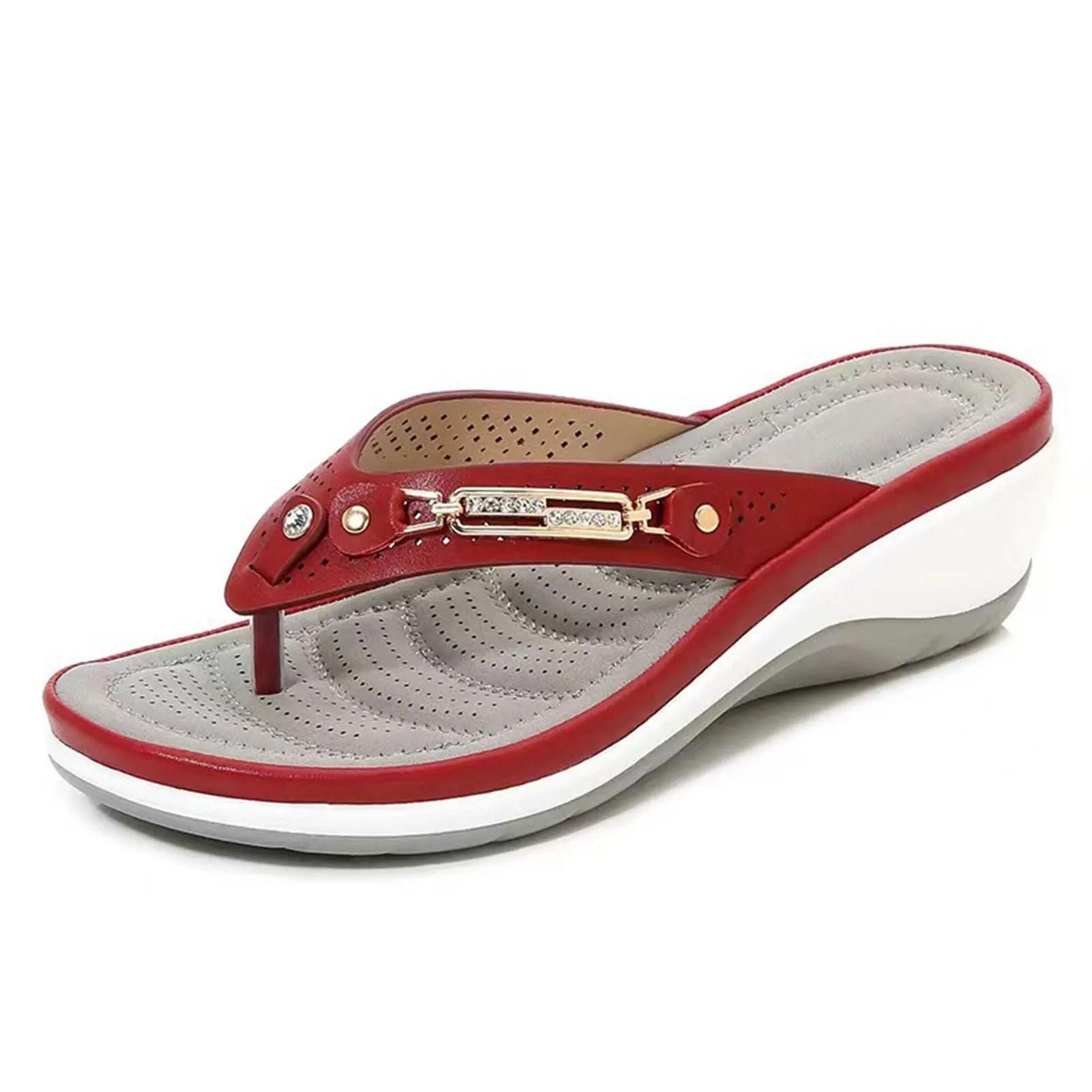 Women Slide Sandals with Open Toe and Non Slip Sole for Beach and Casual Summer Wear