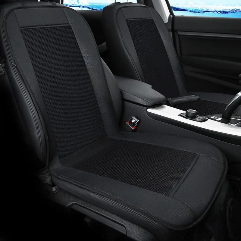 DC 12V Car Seat Cooling Cushion with 8 Fan Ventilation and 3D Spacer Mesh for Summer Comfort and Fast Air Circulation
