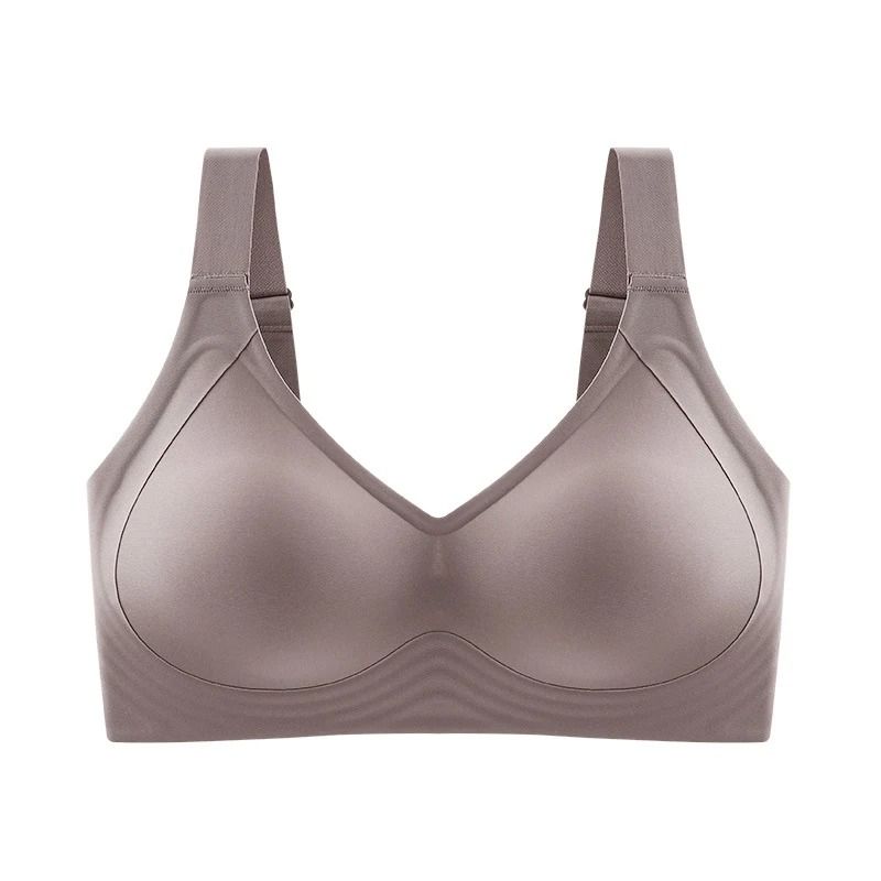 Womens Seamless Push Up Bra with Wireless Thin Cup and Plus Size Fit M to 6XL