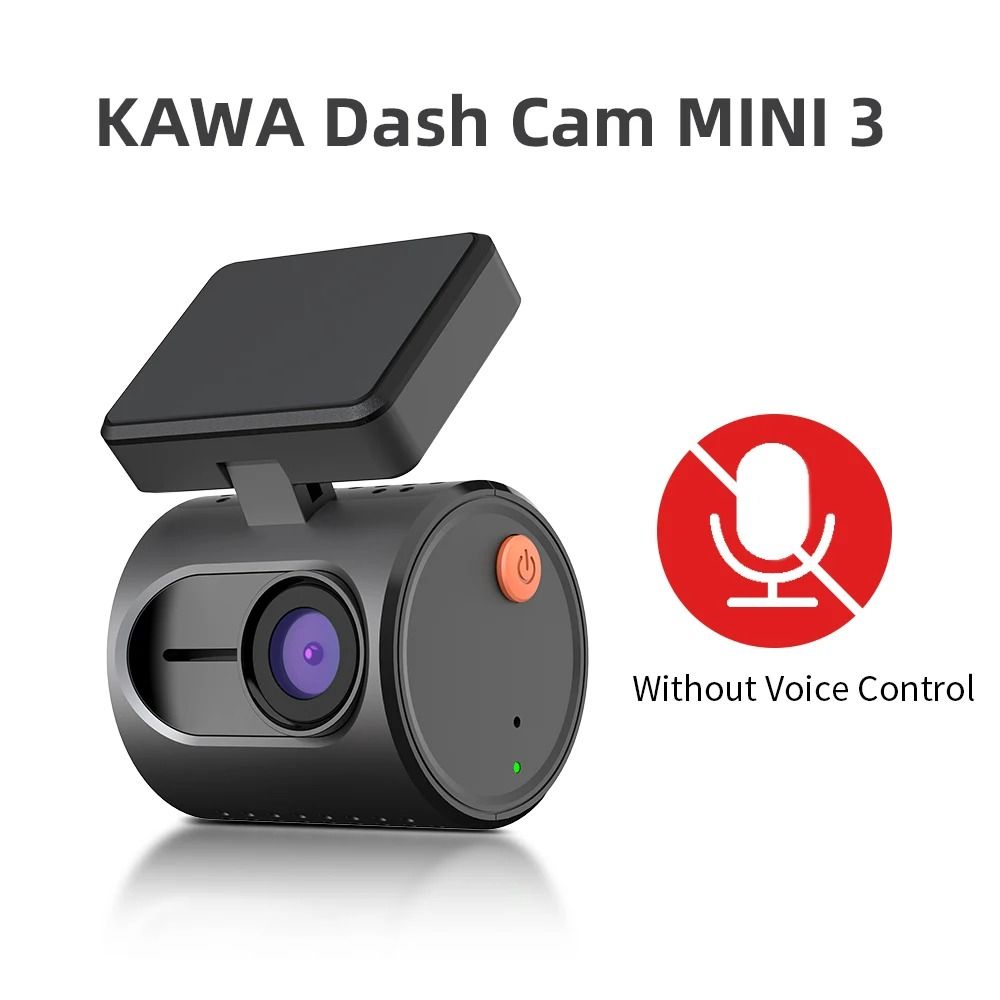 2K Mini Dash Cam with Night Vision and WiFi App for Car Safety Monitoring