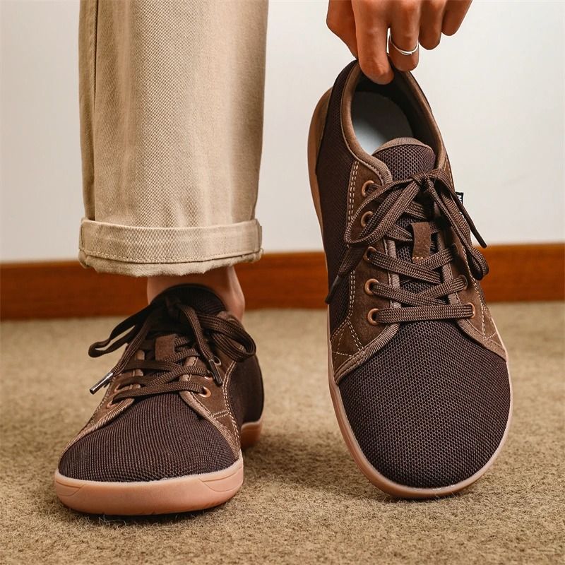 Men\'s Wide Minimalist Barefoot Sneakers Zero Drop Sole SUYSTEX Men main image 3