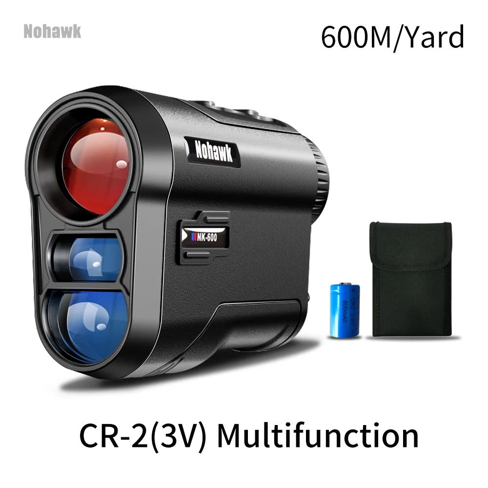 Nohawk 1000 Yard Golf Laser Rangefinder with Slope Compensation