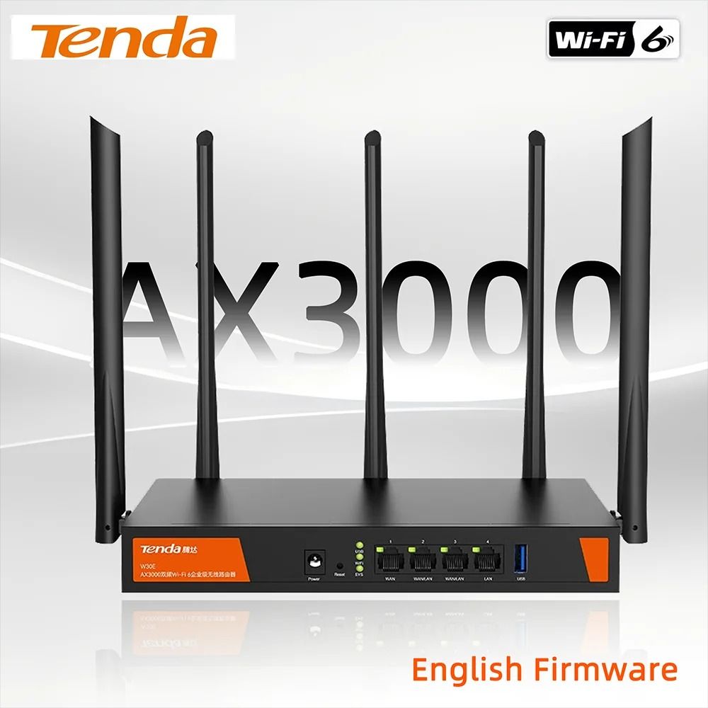 Tenda W30E AX3000 WiFi 6 Wireless Router