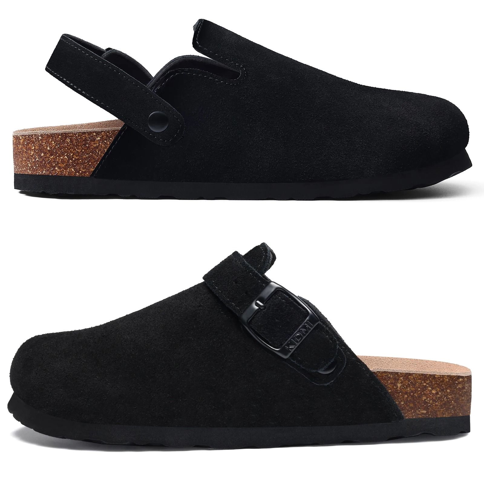 Women Clogs with Arch Support Cork Footbed Adjustable Strap | Inspire ...