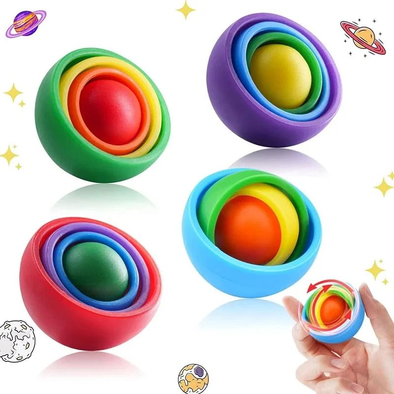 3D Rotation Ball Fidget Gyro Sensory Toy for Stress Relief | Inspire Uplift