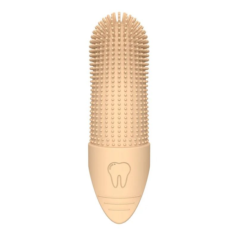 Dog Finger Toothbrush Food Grade Silicone 360 Degree Cleaning for Dogs and Cats
