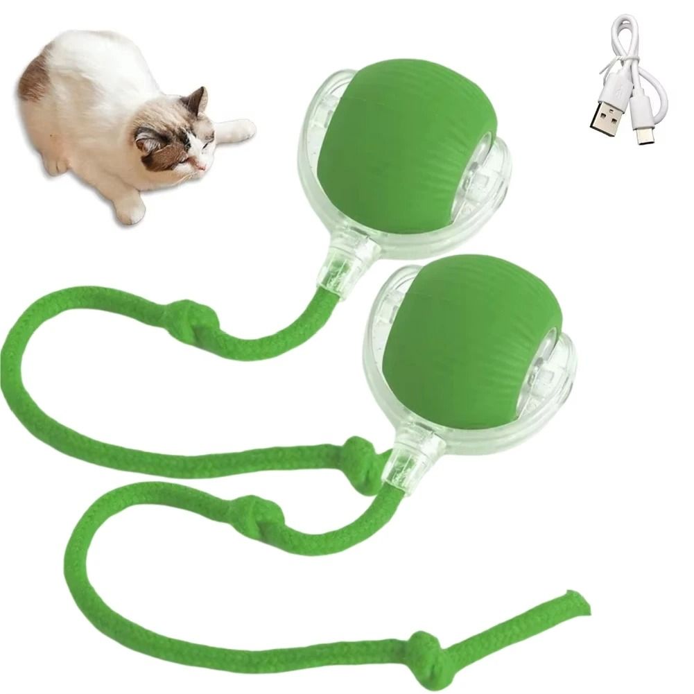 Automatic Rolling Ball Toy for Cats and Dogs USB Rechargeable