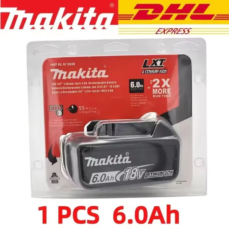 Makita 18V Replacement Lithium Battery 6Ah Compatible with BL1860B BL1850B BL1840 and BL1815 Models