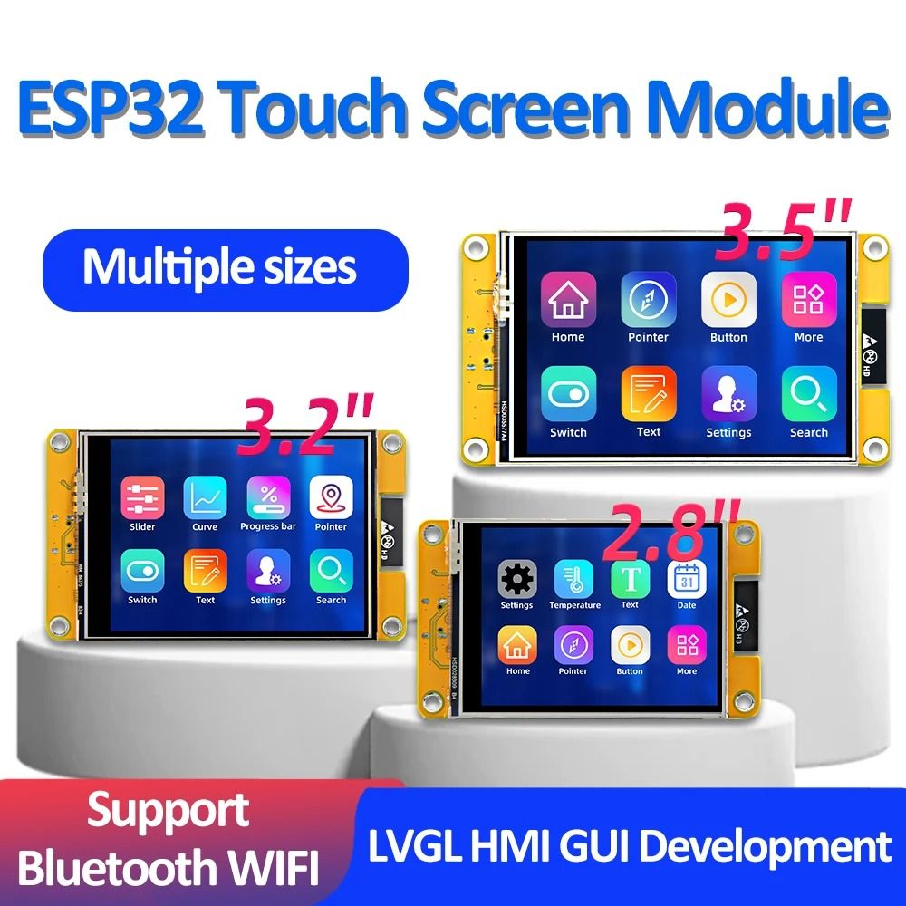 ESP32 Arduino LVGL WiFi Bluetooth Development Board with 240 | Inspire ...