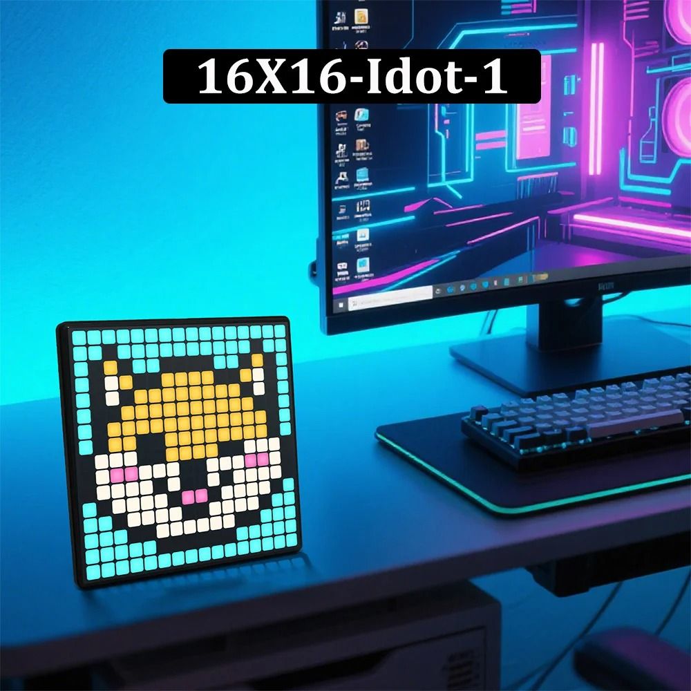 DIY LED Pixel Display RGB Panel Lamp Programmable Pixel Art Digital Screen