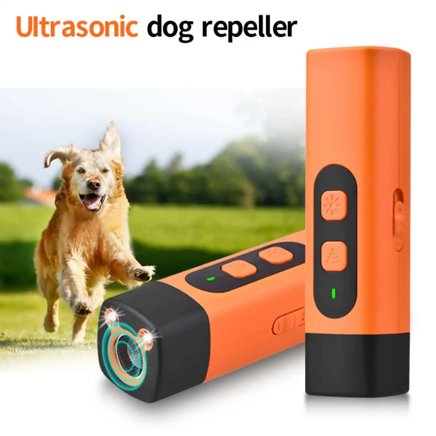 Ultrasonic Anti Bark Deterrent Device Long Range Alternative to Bark Collar