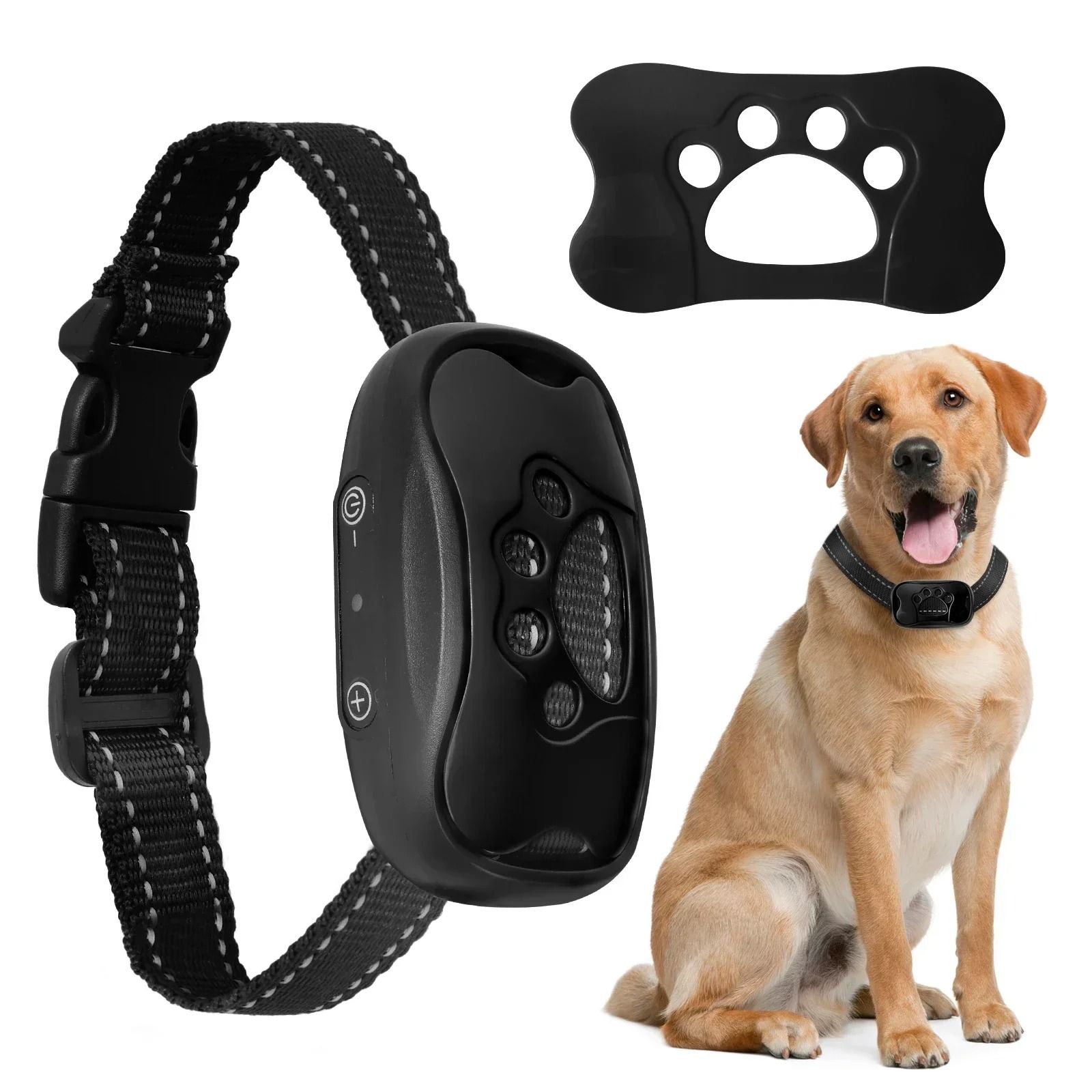Pet Dog Anti Barking Device USB Rechargeable Ultrasonic Training Collar