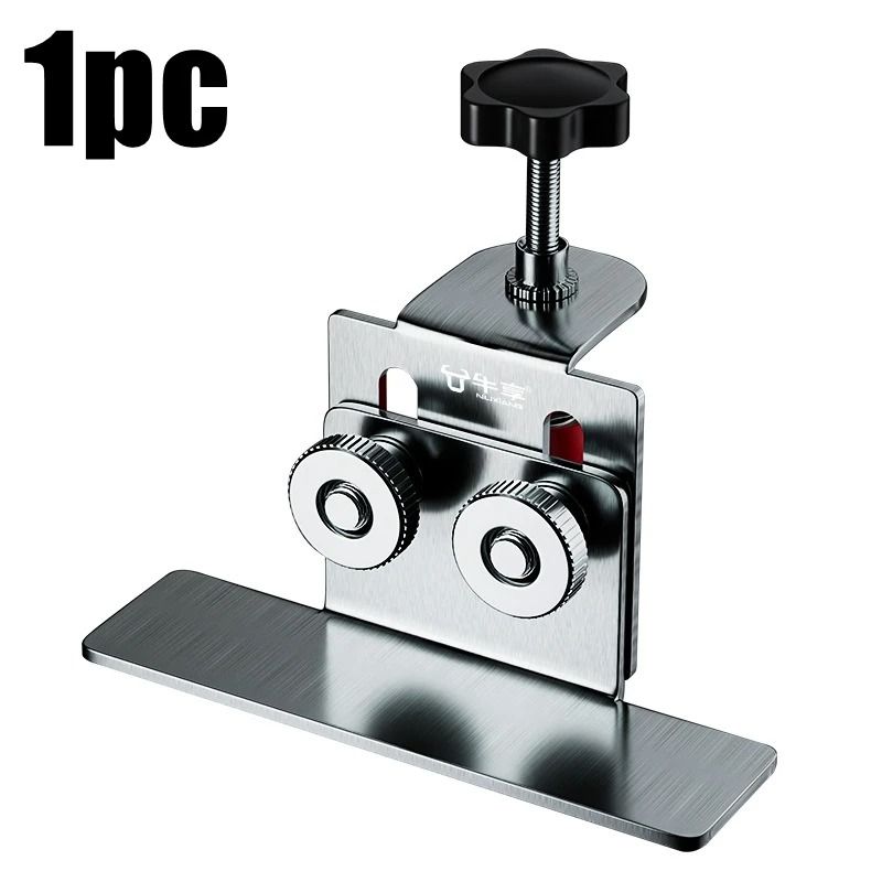 Cabinet Door Installation Tool Stainless Steel Cabinet Frame Fixture Portable Mounting Jig Bracket