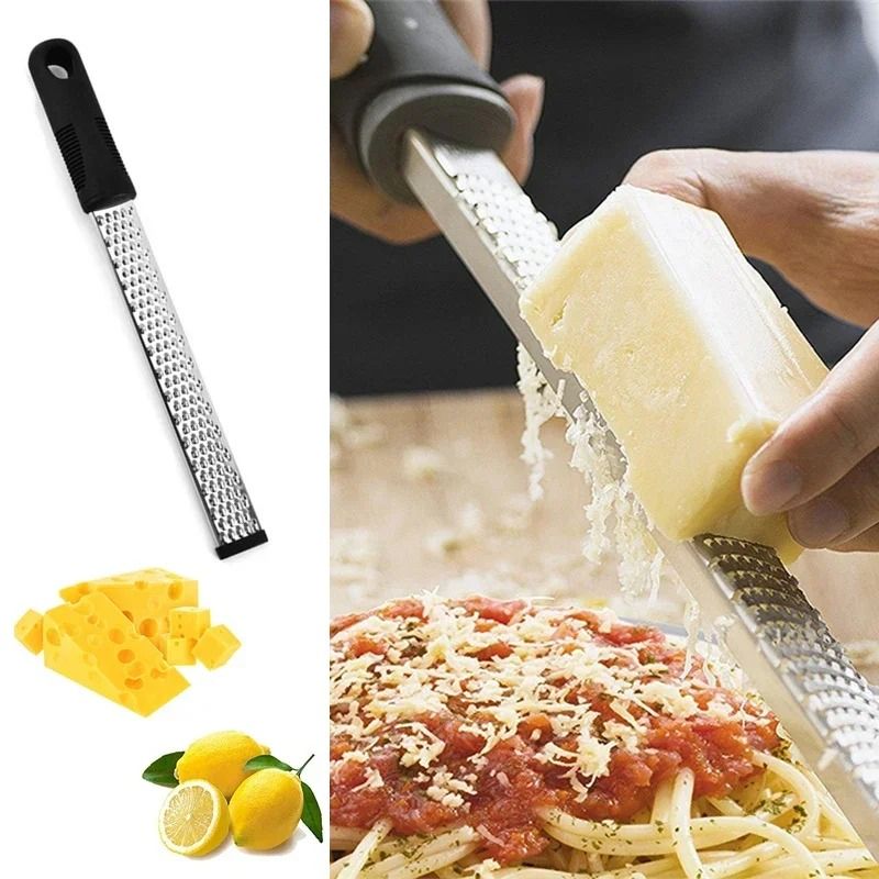 304 Stainless Steel Cheese Grater Slicer Lemon Zester Kitchen Gadget