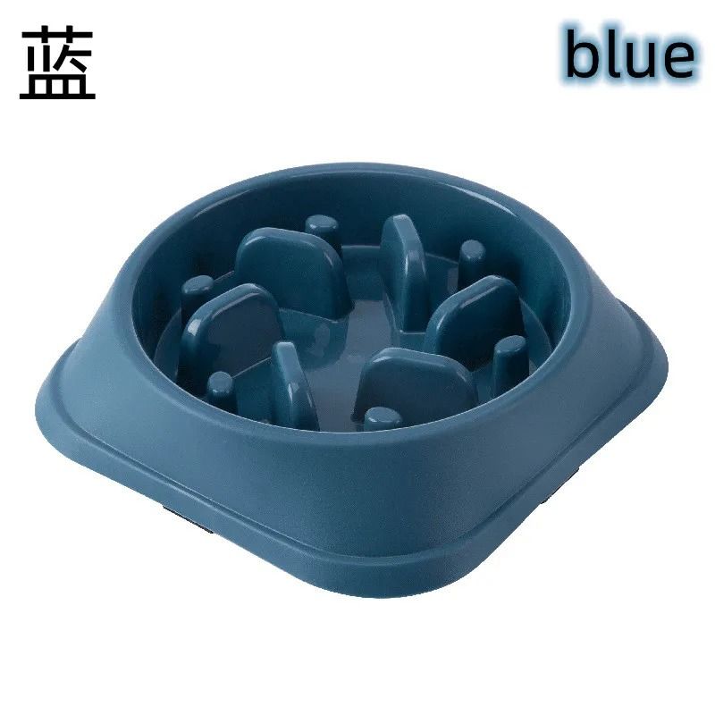 Slow Feed Pet Bowl Anti Choke Non Slip for Cats and Dogs