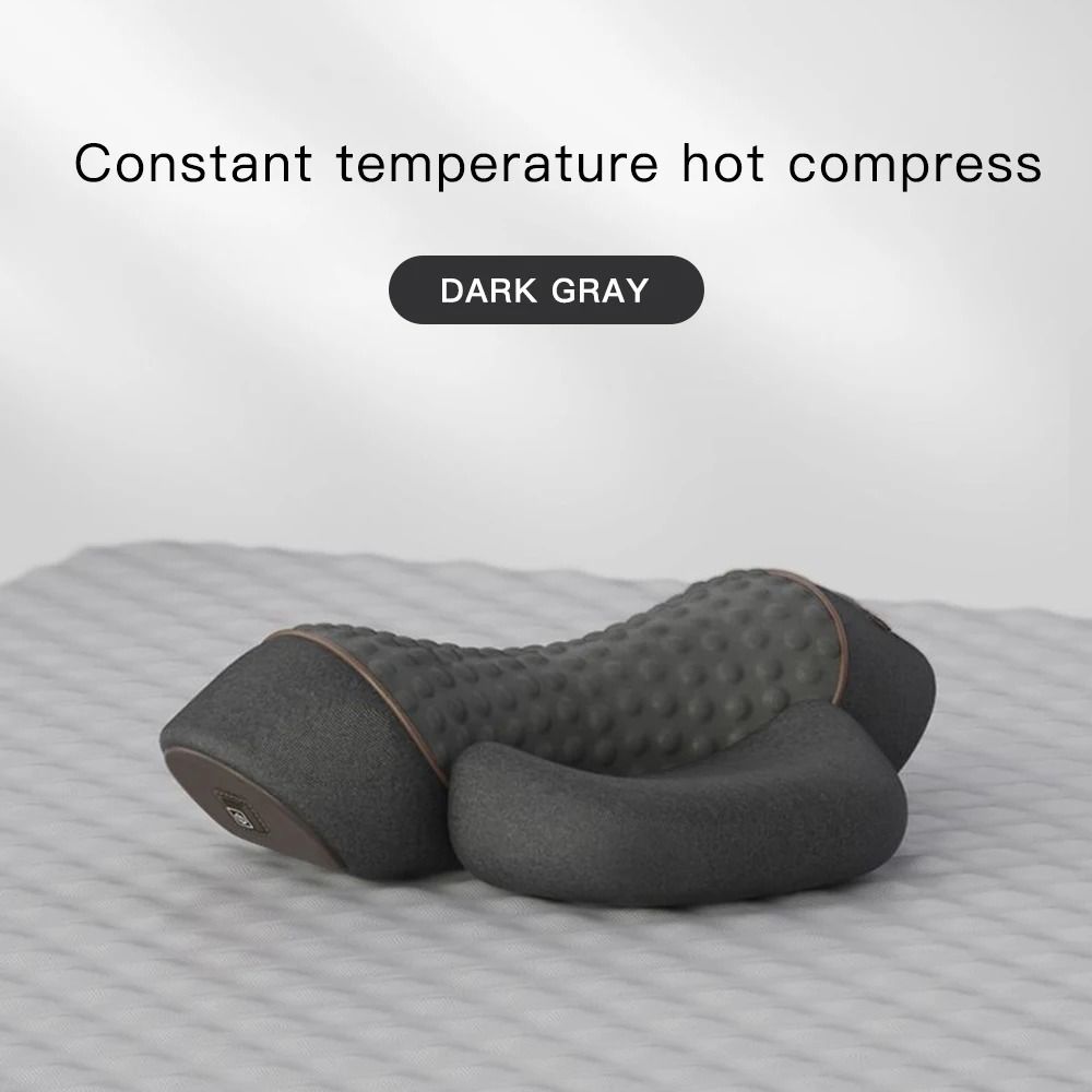 3-in-1 Neck Massager Pillow Cervical Orthopedic Hot Compress Vibration Traction