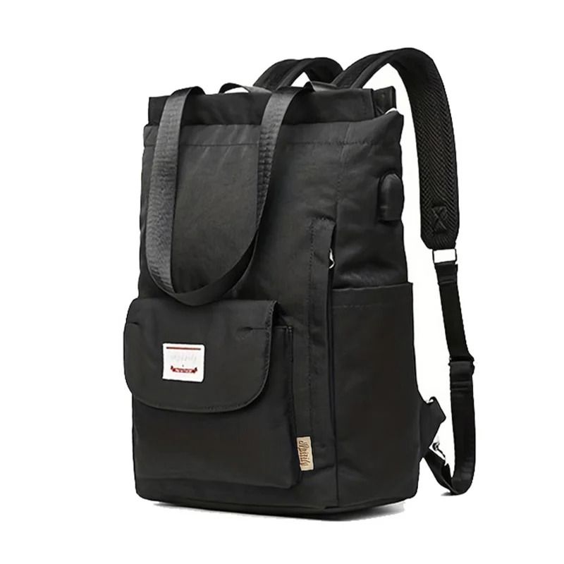 Women Waterproof Stylish Laptop Backpack Oxford Canvas USB College Bag