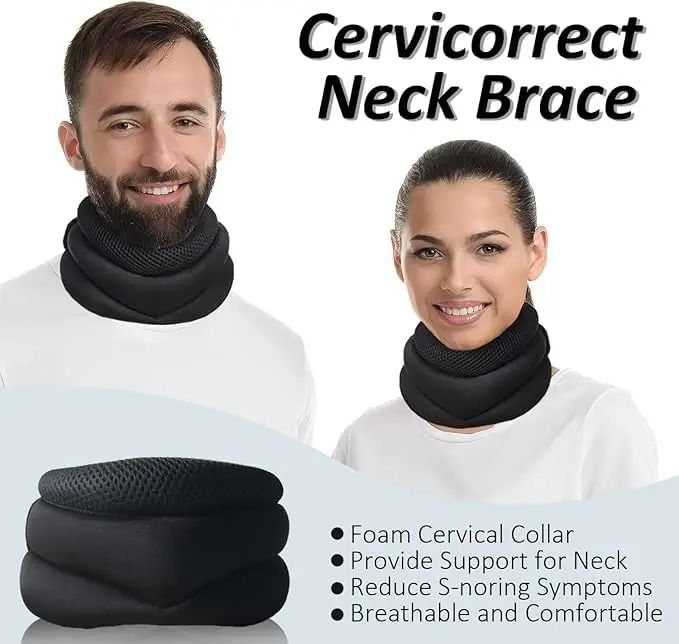 Anti Snoring Neck Brace Foam Shoulder and Neck Sleeve for Neck Pain Relief 3D Neck Support