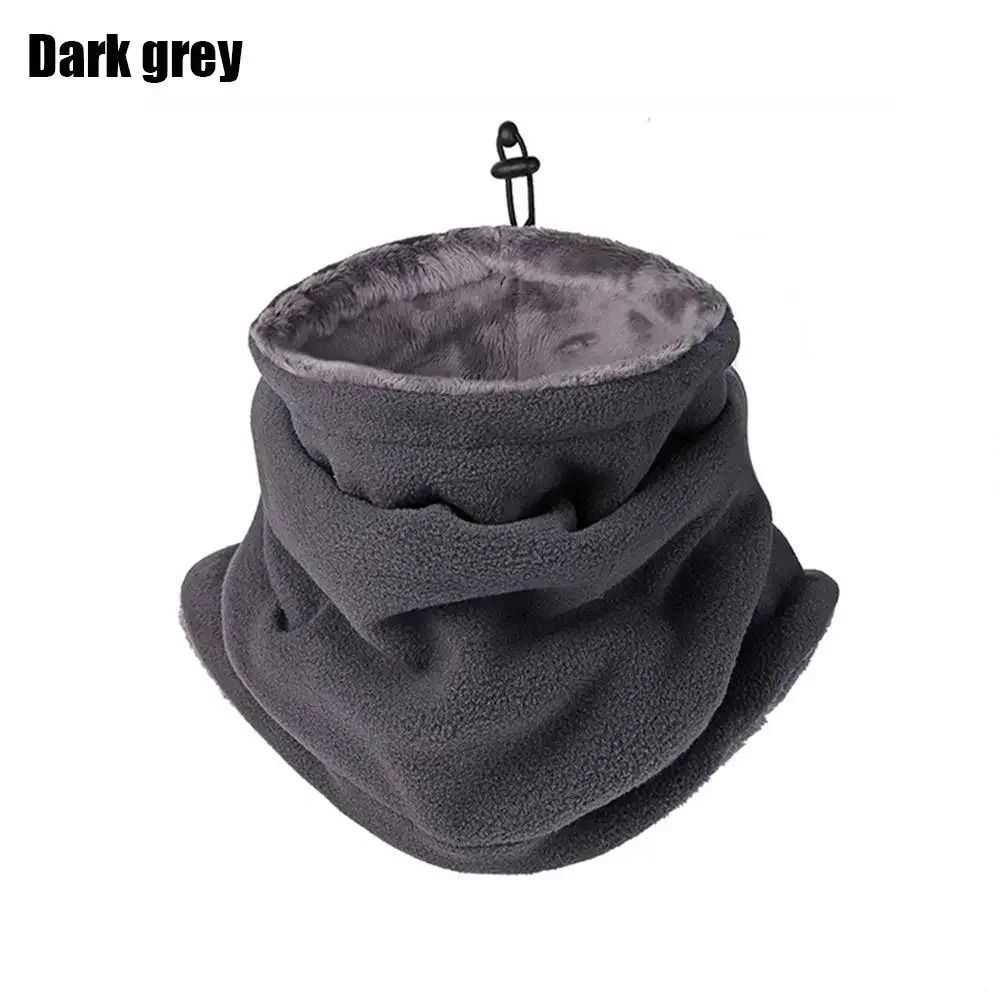Winter Fleece Motorcycle Face Mask Neck Warmer Windproof Balaclava for Outdoor Sports