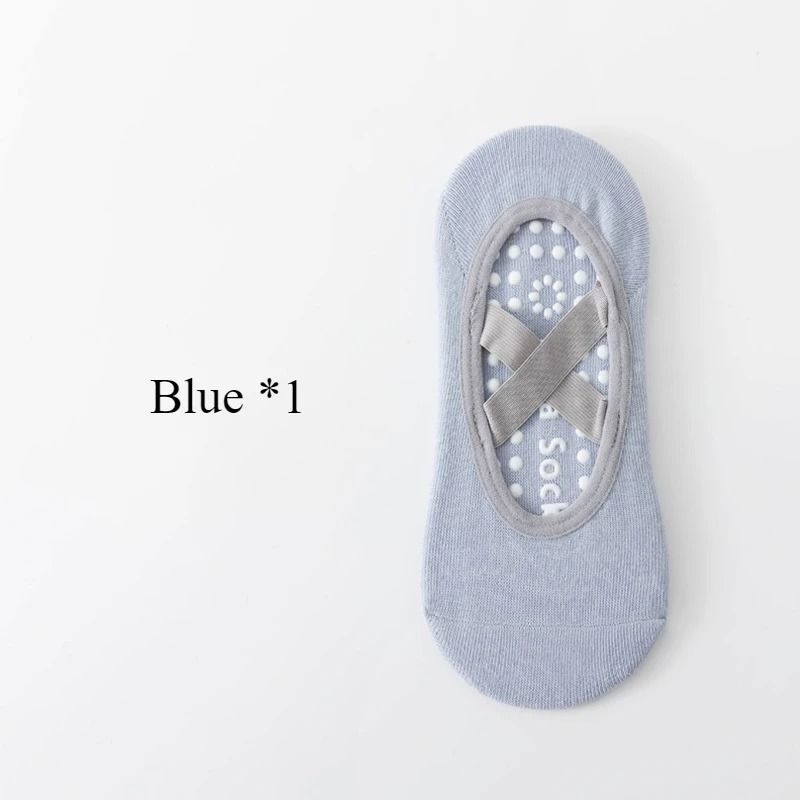 Women Yoga Socks Silicone Anti Slip Ballet Pilates Sport Socks