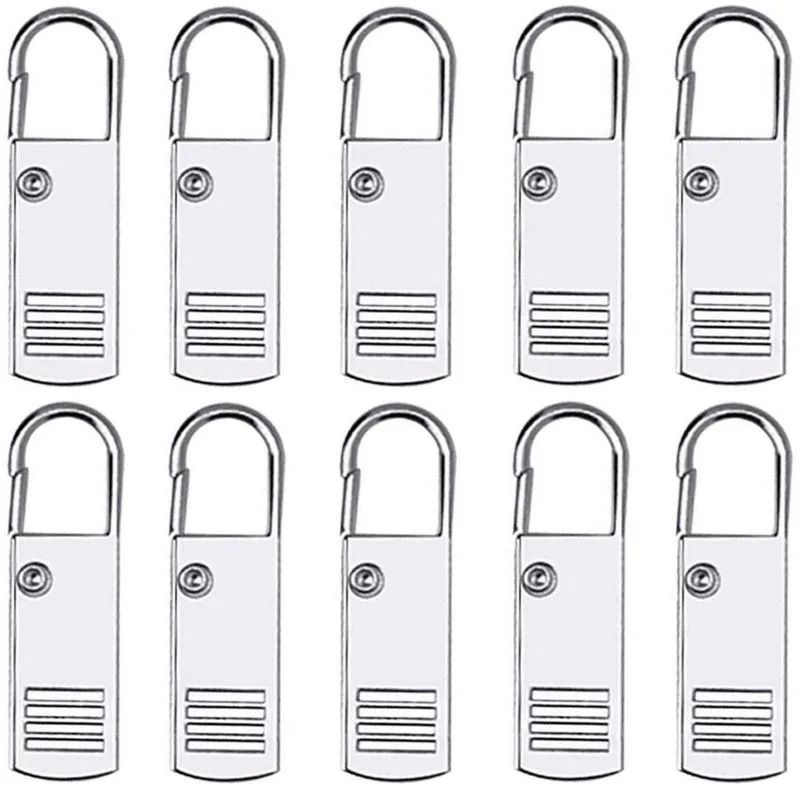 Instant Zipper Repair Kit 5 or 10 Piece Replacement Sliders for Bags Jackets and Luggage