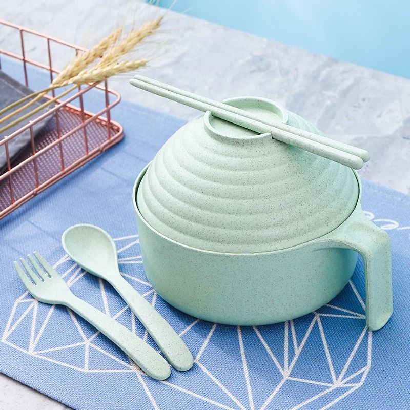 Ramen Bowl Set with Lid and Chopsticks
