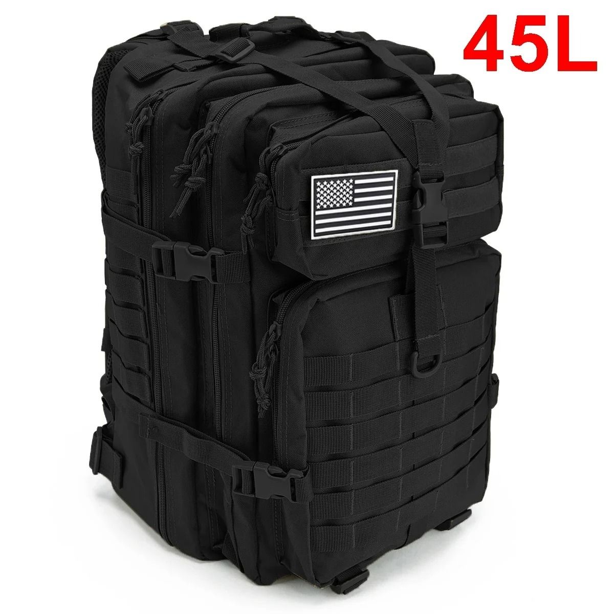 Large Capacity Tactical Outdoor Backpack for Hiking Travel and Survival